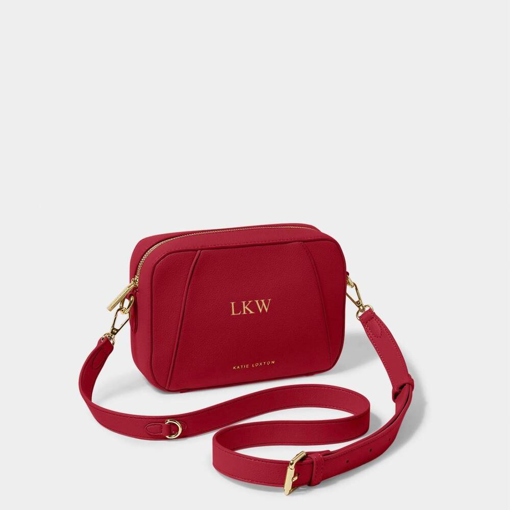 NEW KATIE LOXTON women's hana crossbody bag in red